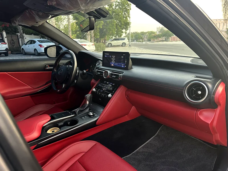 LEXUS IS350 F SPORT PACKAGE 2022 VERY LOW K.M ONLY 16000 FULL OPTION GCC - Image 6
