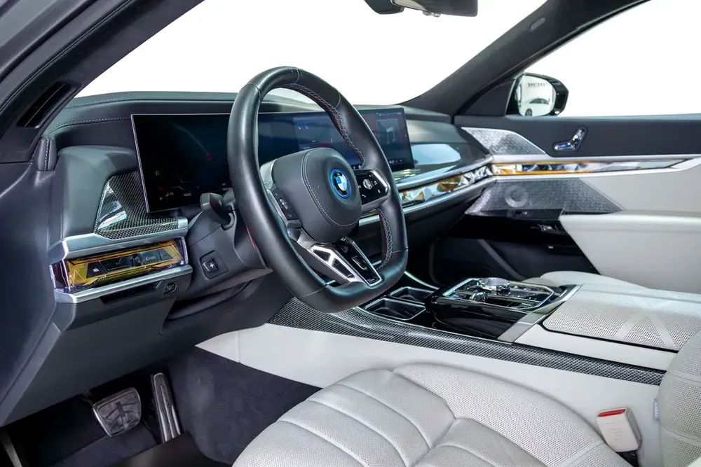 BMW M760E-Frozen Black Matt-Special Order-High Specifications-M Sports Package-Rear Executive Lounge - Image 11