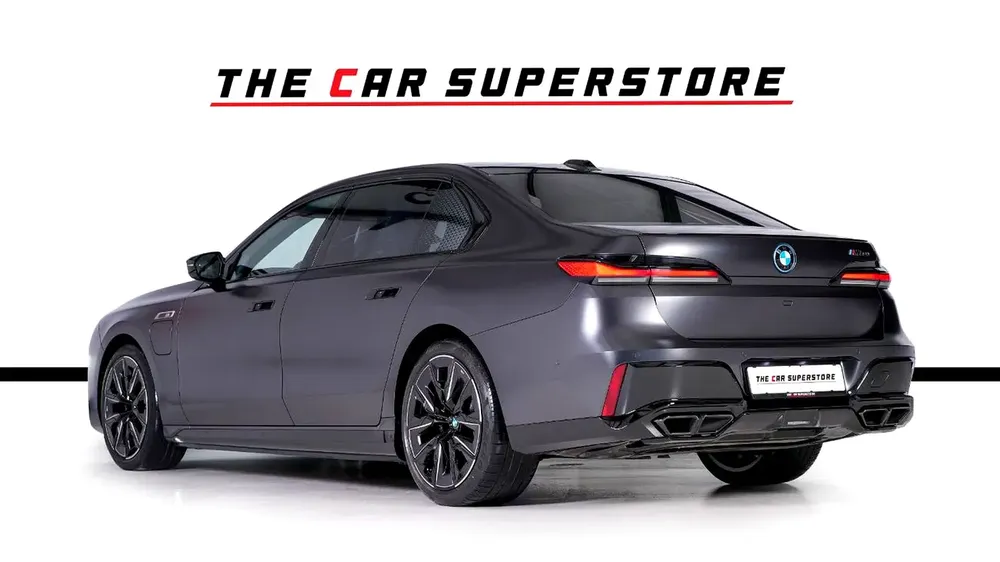 BMW M760E-Frozen Black Matt-Special Order-High Specifications-M Sports Package-Rear Executive Lounge - Image 6