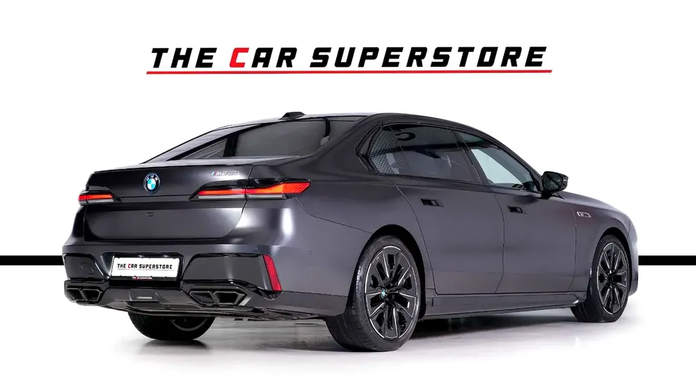 BMW M760E-Frozen Black Matt-Special Order-High Specifications-M Sports Package-Rear Executive Lounge - Image 8