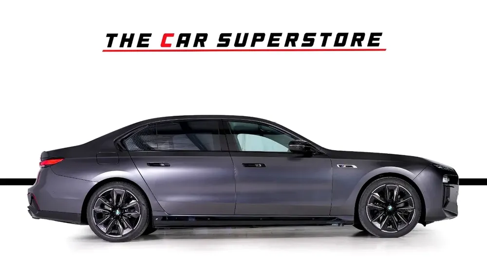 BMW M760E-Frozen Black Matt-Special Order-High Specifications-M Sports Package-Rear Executive Lounge - Image 9