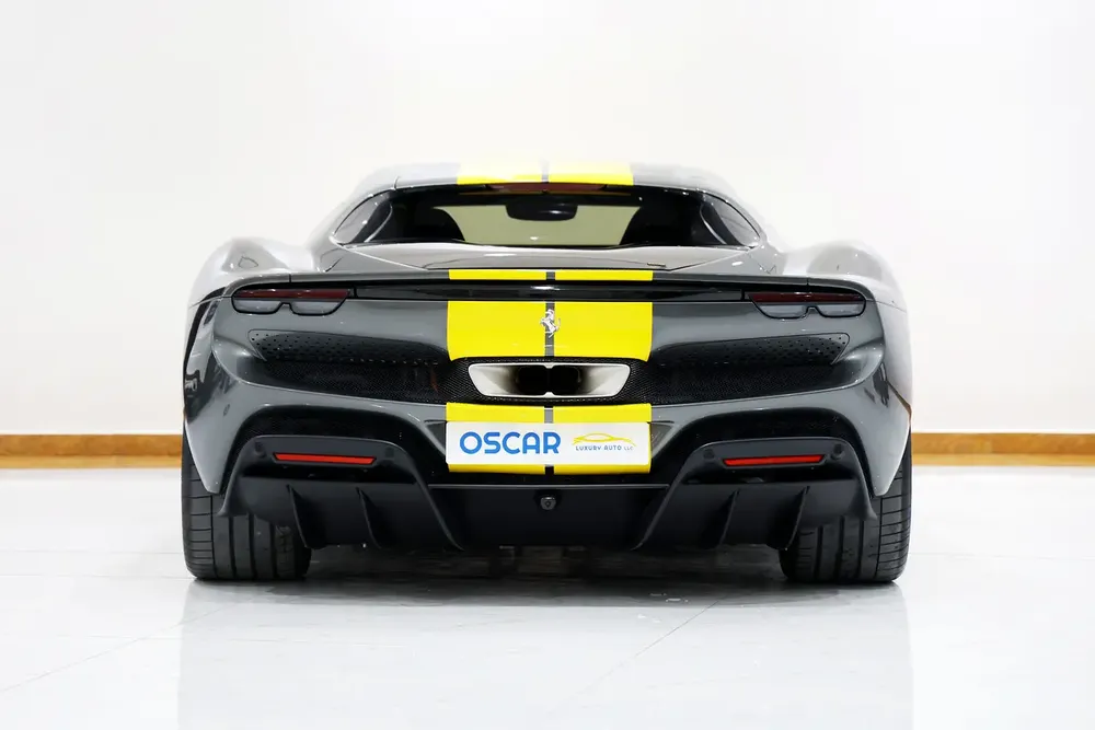 2023 Ferrari 296 GTB | 830 HP Hybrid Supercar | Brand New – 185 KM | GCC Al Tayer Warranty  Service - Image 4