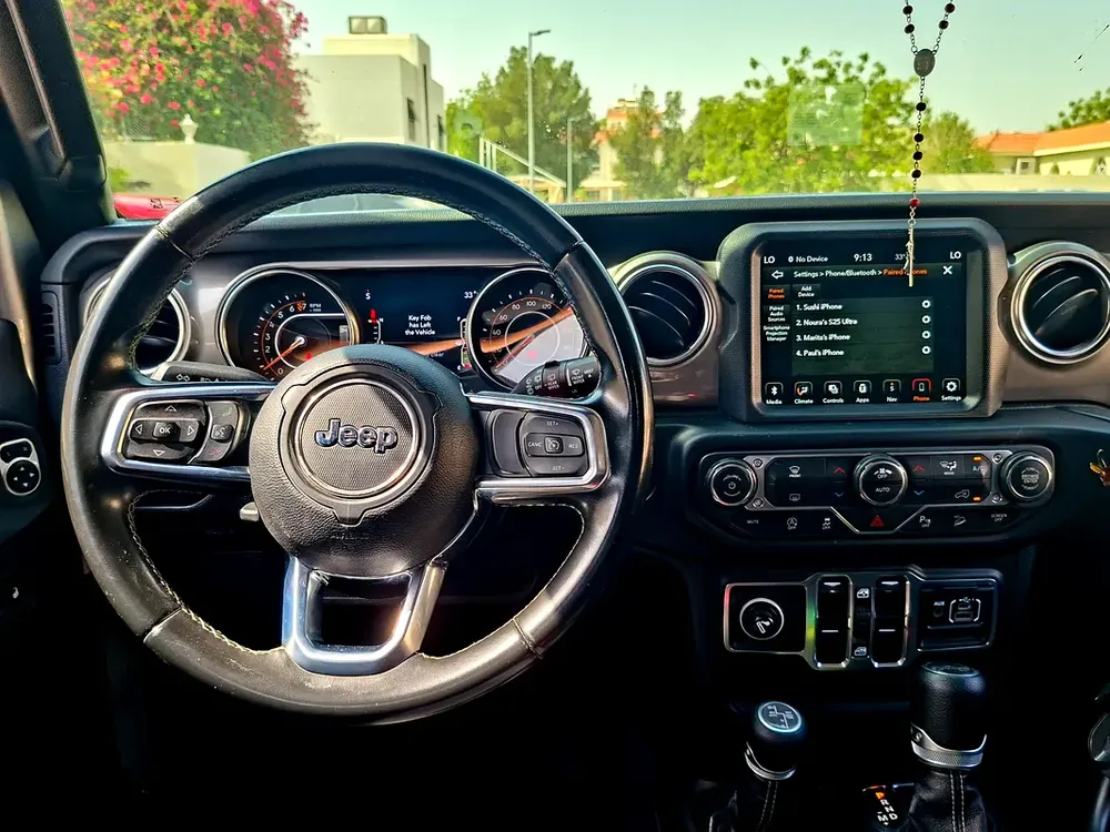 AED 1657/month | 2020 Jeep Wrangler Unlimited Sahara | GCC Specs | Ref#421108 - Image 9