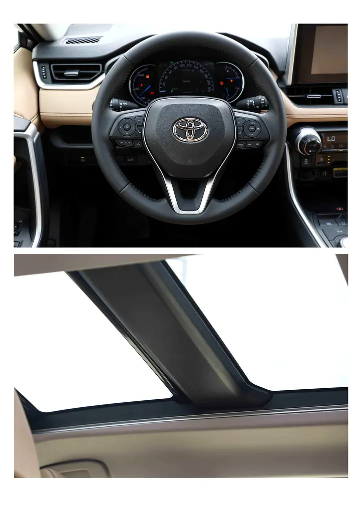 Toyota RAV4 2.5L 2025 Hybrid GCC Black Inside Beige (Export Only) - Image 9