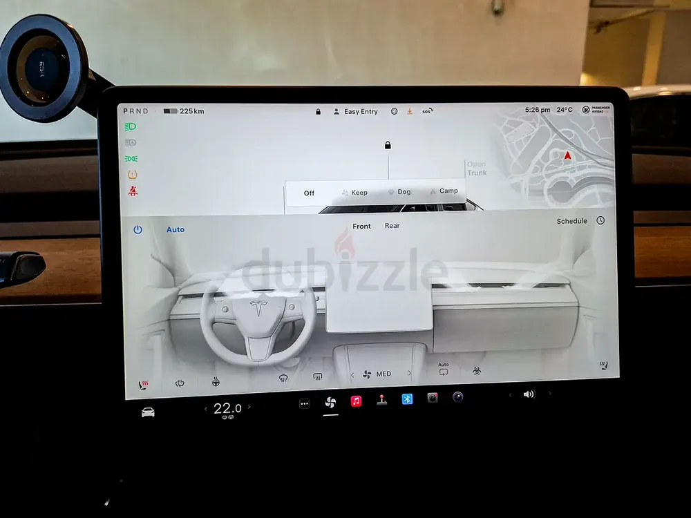 AED 1657/month | 2022 Tesla Model Y Long Range | GCC Specs | Ref#409071 - Image 15