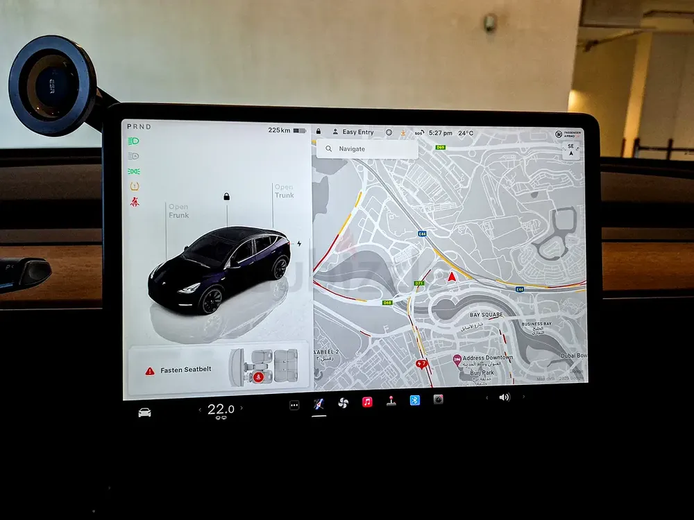 AED 1657/month | 2022 Tesla Model Y Long Range | GCC Specs | Ref#409071 - Image 16