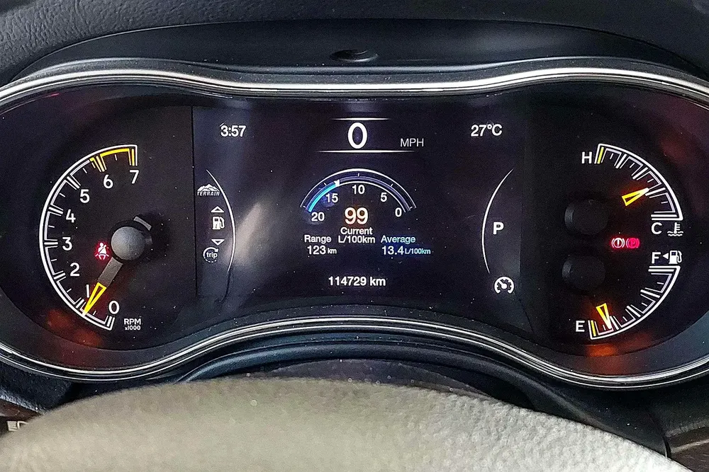 AED 1132/month | 2017 Jeep Grand Cherokee  | GCC Specs | Ref#453010 - Image 15