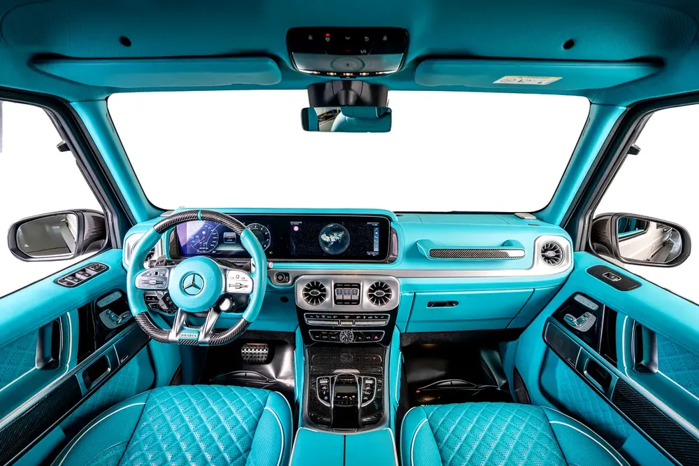 Mercedes Benz G63 AMG-800 Brabus Kit-Tiffany Blue Interior-Exclusive Order-Low Mileage - Image 10