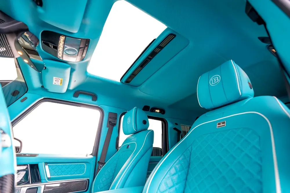 Mercedes Benz G63 AMG-800 Brabus Kit-Tiffany Blue Interior-Exclusive Order-Low Mileage - Image 15