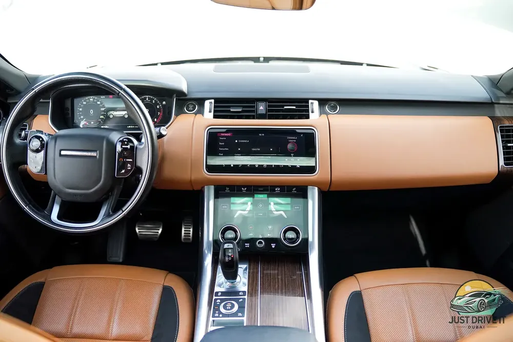 2019 Range Rover Sport V8 Supercharged P525 | Al Tayer Warranty | Full Agency | GCC - Image 9