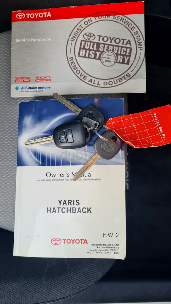 2014 YARIS H/B TOYOTA SERVICE HISTORY AL FUTTAIM ONE OWNER MADE IN JAPAN LAST MODEL NEW TYRES - Image 10