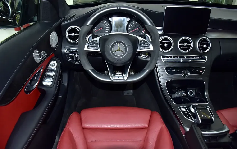 EXCELLENT DEAL for our Mercedes Benz C450 4Matic ( 2016 Model ) in Black Color GCC Specs - Image 10