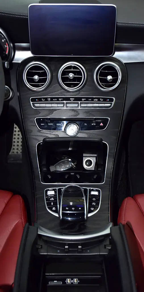 EXCELLENT DEAL for our Mercedes Benz C450 4Matic ( 2016 Model ) in Black Color GCC Specs - Image 16