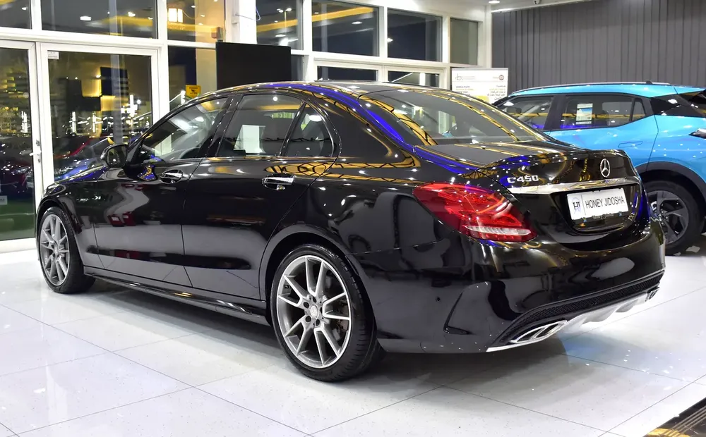 EXCELLENT DEAL for our Mercedes Benz C450 4Matic ( 2016 Model ) in Black Color GCC Specs - Image 6