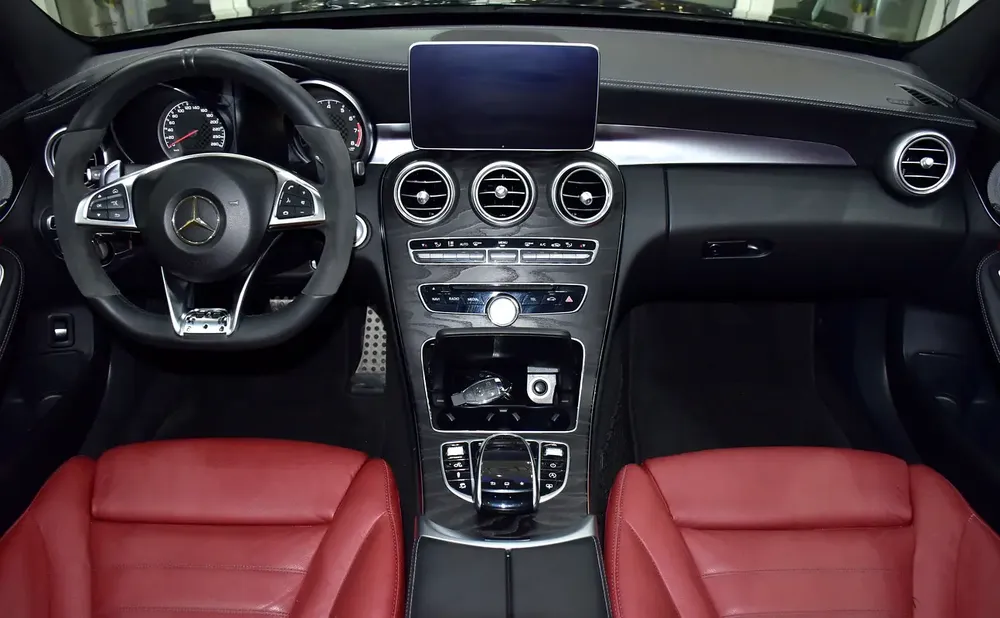 EXCELLENT DEAL for our Mercedes Benz C450 4Matic ( 2016 Model ) in Black Color GCC Specs - Image 9