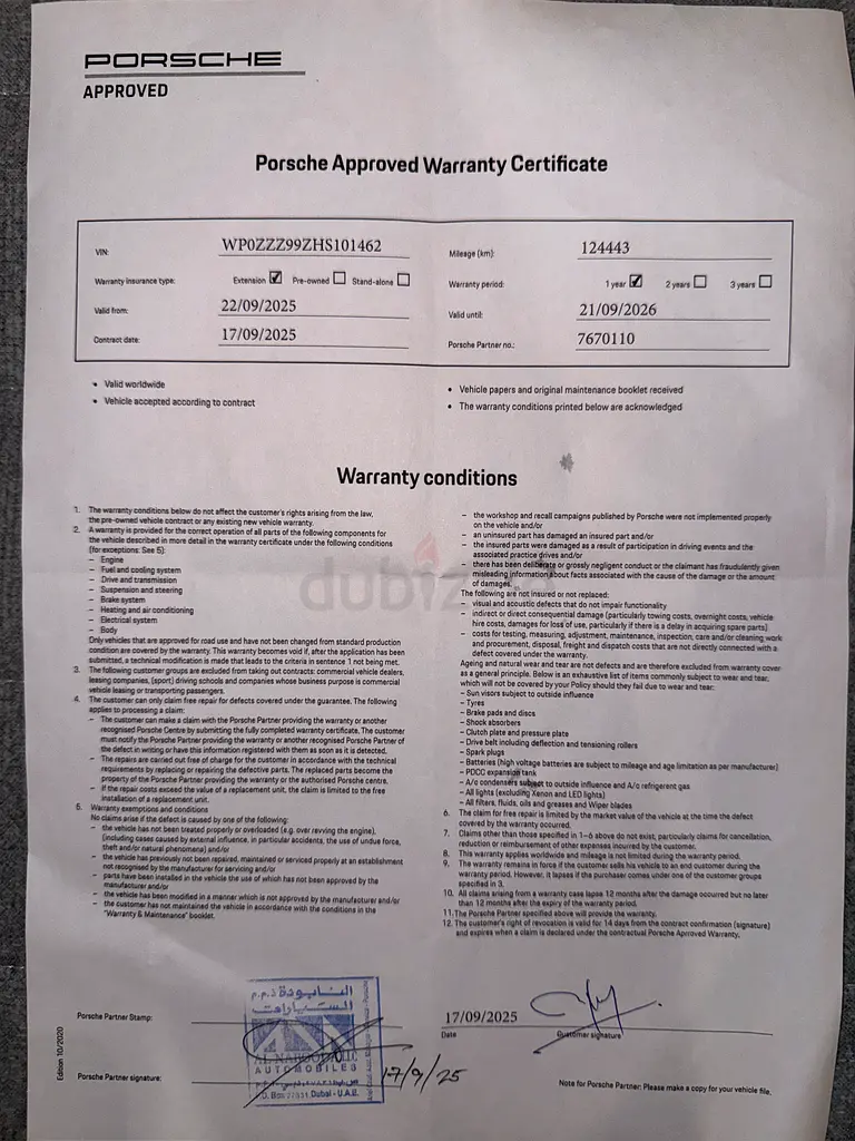 991.2 • FSDH • Porsche Warranty • GCC • Special Colour - Image 20