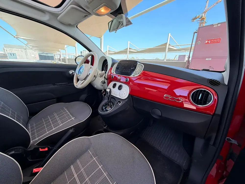 2020 FIAT 500 CONVERTIBLE  | GCC SPECS | FULL SERVICE HISTORY | NO ACCIDENTS | ORIGINAL PAINT - Image 11