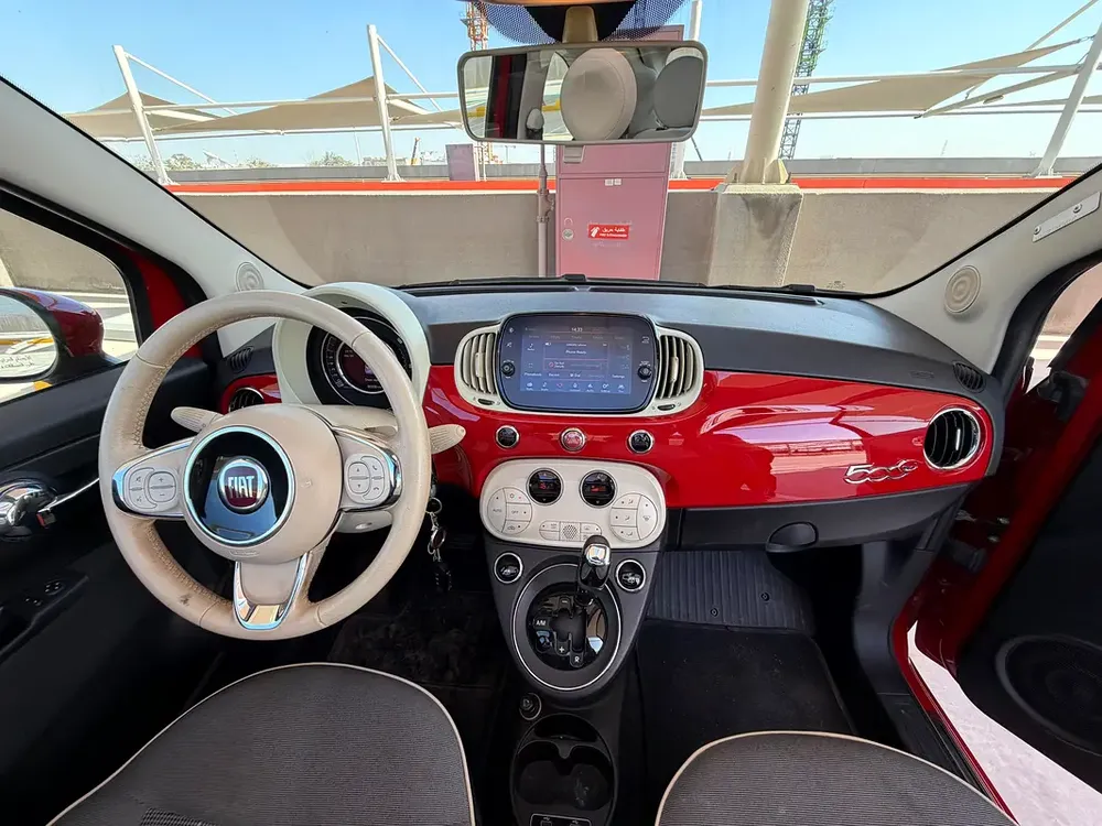 2020 FIAT 500 CONVERTIBLE  | GCC SPECS | FULL SERVICE HISTORY | NO ACCIDENTS | ORIGINAL PAINT - Image 14