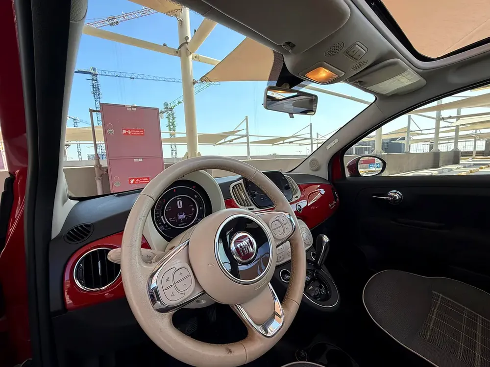 2020 FIAT 500 CONVERTIBLE  | GCC SPECS | FULL SERVICE HISTORY | NO ACCIDENTS | ORIGINAL PAINT - Image 7