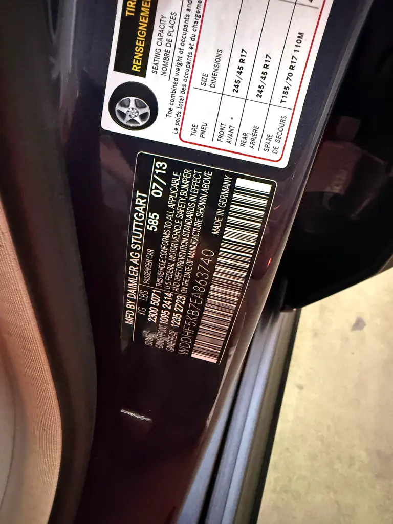 Mercedes-Benz E-Class E 350 2014 - American Specs - Image 9