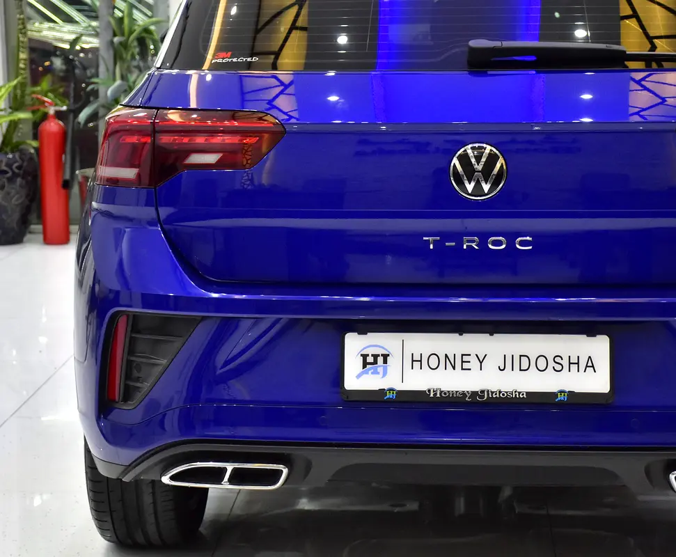 AED 1,497 EMi at 0% DP | Volkswagen T-ROC R-Line ( 2023 Model ) in Blue Color GCC Specs - Image 8