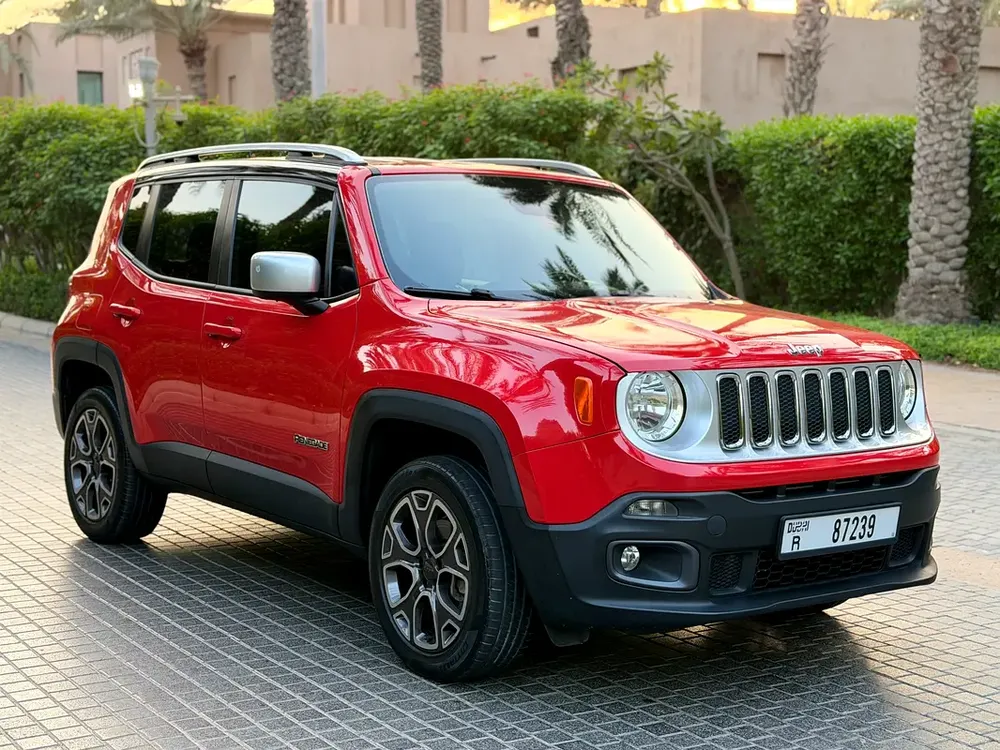 Jeep Renegade Limited Full Option 2015 Low Mileage Red In Excellent Condition - Image 4