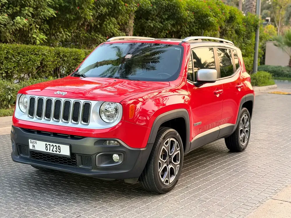 Jeep Renegade Limited Full Option 2015 Low Mileage Red In Excellent Condition - Image 5