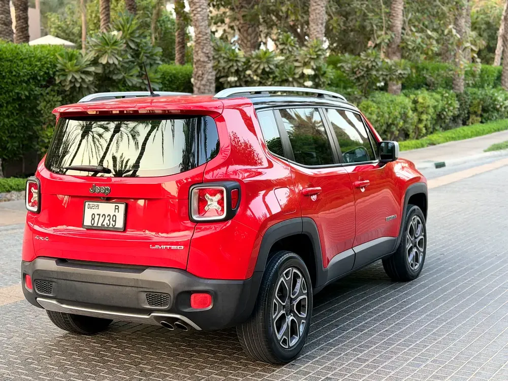 Jeep Renegade Limited Full Option 2015 Low Mileage Red In Excellent Condition - Image 6