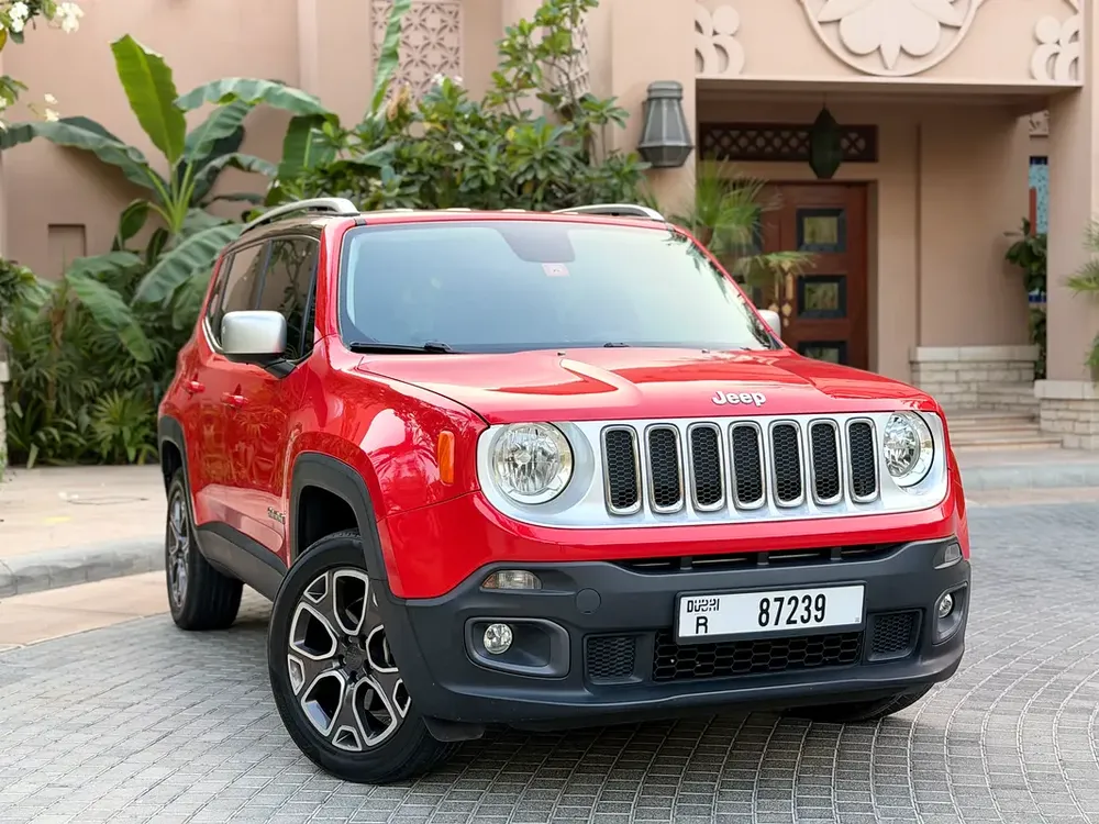 Jeep Renegade Limited Full Option 2015 Low Mileage Red In Excellent Condition - Image 9