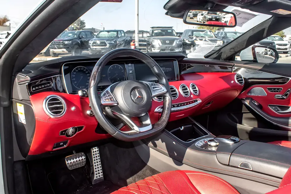 2017 - BENZ S550 CONVERTIBLE – FRESH JAPANES IMPORT - | Only 35,000 KM | Full Option - Image 14