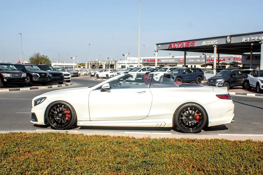 2017 - BENZ S550 CONVERTIBLE – FRESH JAPANES IMPORT - | Only 35,000 KM | Full Option - Image 5