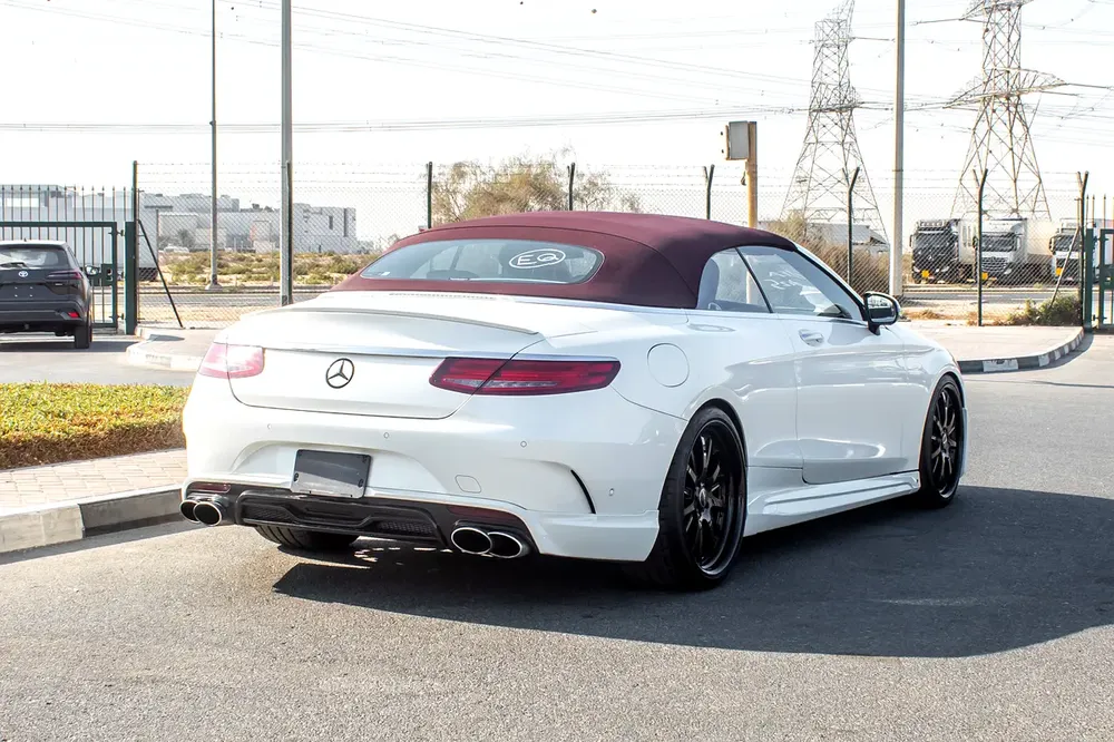 2017 - BENZ S550 CONVERTIBLE – FRESH JAPANES IMPORT - | Only 35,000 KM | Full Option - Image 9