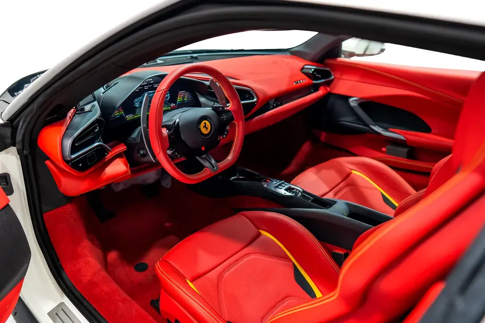 296 GTB | FRONTLIFT | TWO TONE INTERIOR | ENGINE COVERS IN CARBON FIBRE | MATTE GREY WHEELS - Image 8