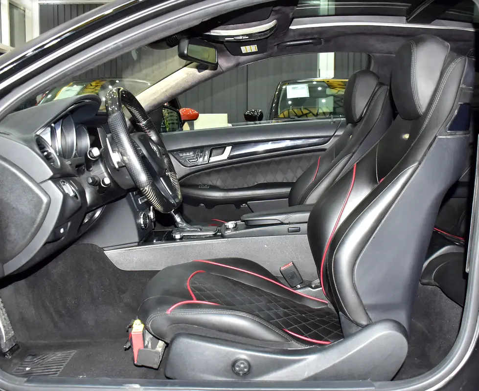 EXCELLENT DEAL for our Mercedes Benz C63 AMG ( 2013 Model ) in Black Color GCC Specs - Image 10