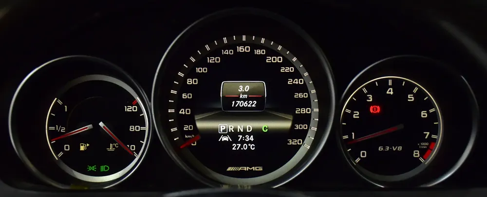 EXCELLENT DEAL for our Mercedes Benz C63 AMG ( 2013 Model ) in Black Color GCC Specs - Image 13