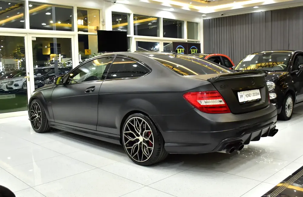 EXCELLENT DEAL for our Mercedes Benz C63 AMG ( 2013 Model ) in Black Color GCC Specs - Image 7