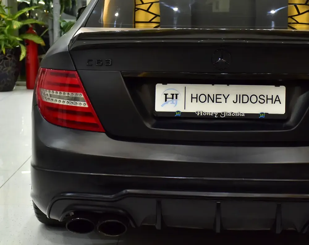 EXCELLENT DEAL for our Mercedes Benz C63 AMG ( 2013 Model ) in Black Color GCC Specs - Image 8