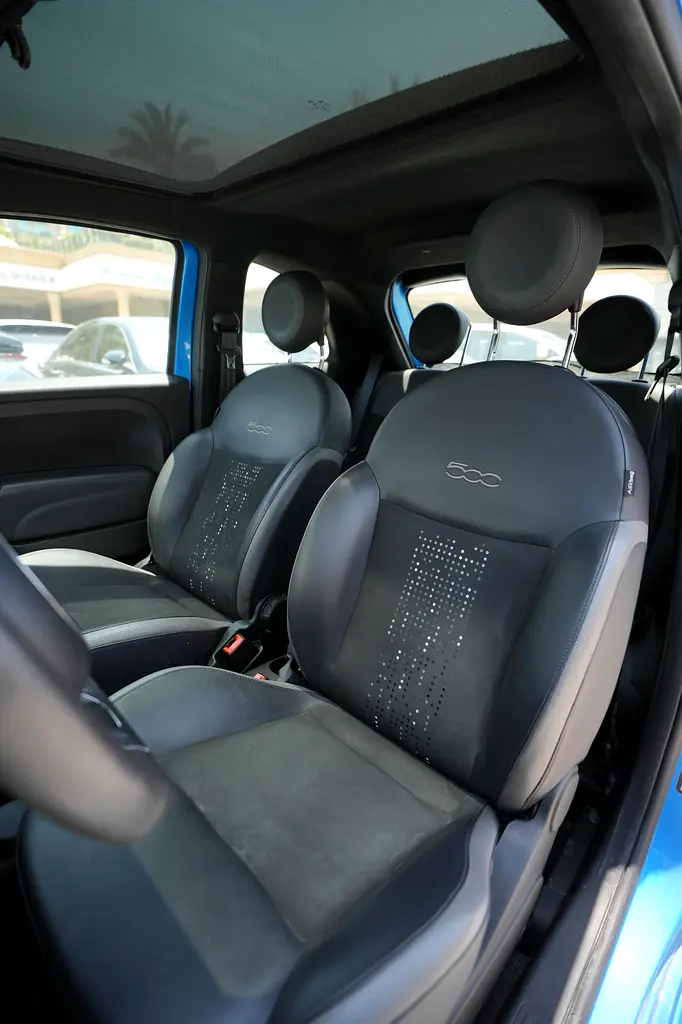 Fiat 500 Sport 2021 GCC Blue Low Kilometre - Image 11