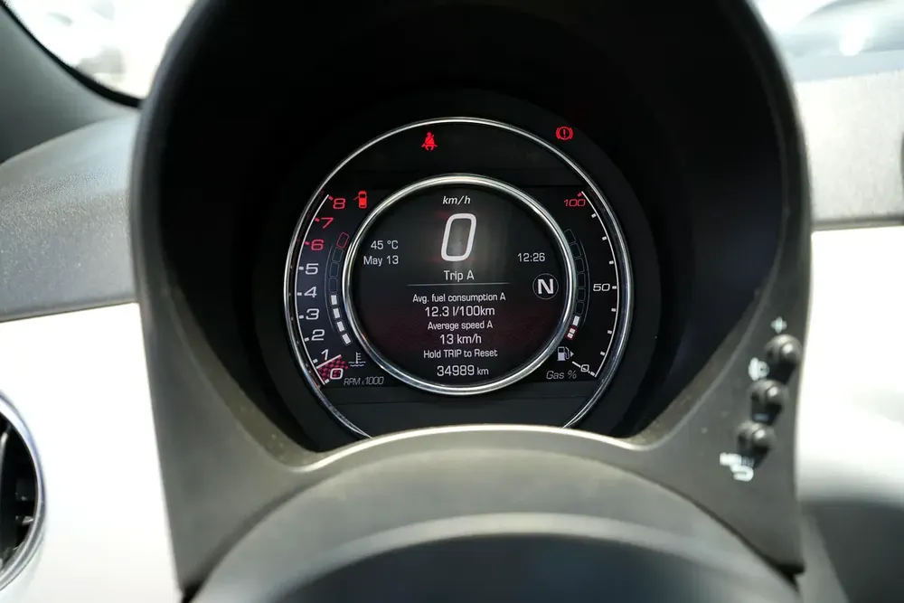 Fiat 500 Sport 2021 GCC Blue Low Kilometre - Image 13