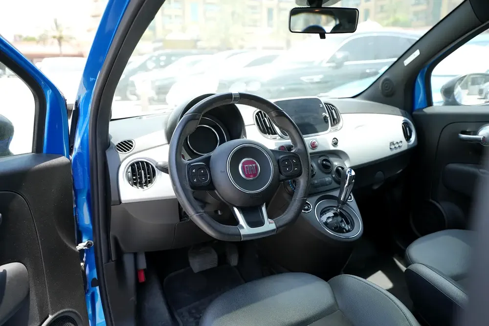 Fiat 500 Sport 2021 GCC Blue Low Kilometre - Image 14
