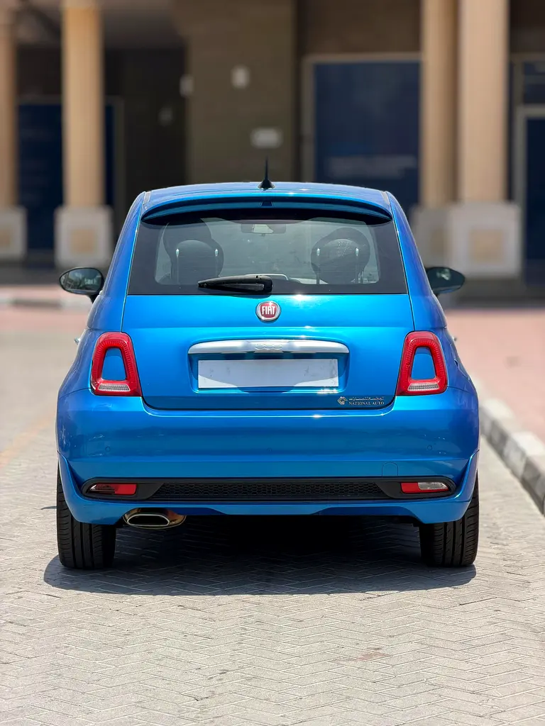 Fiat 500 Sport 2021 GCC Blue Low Kilometre - Image 4
