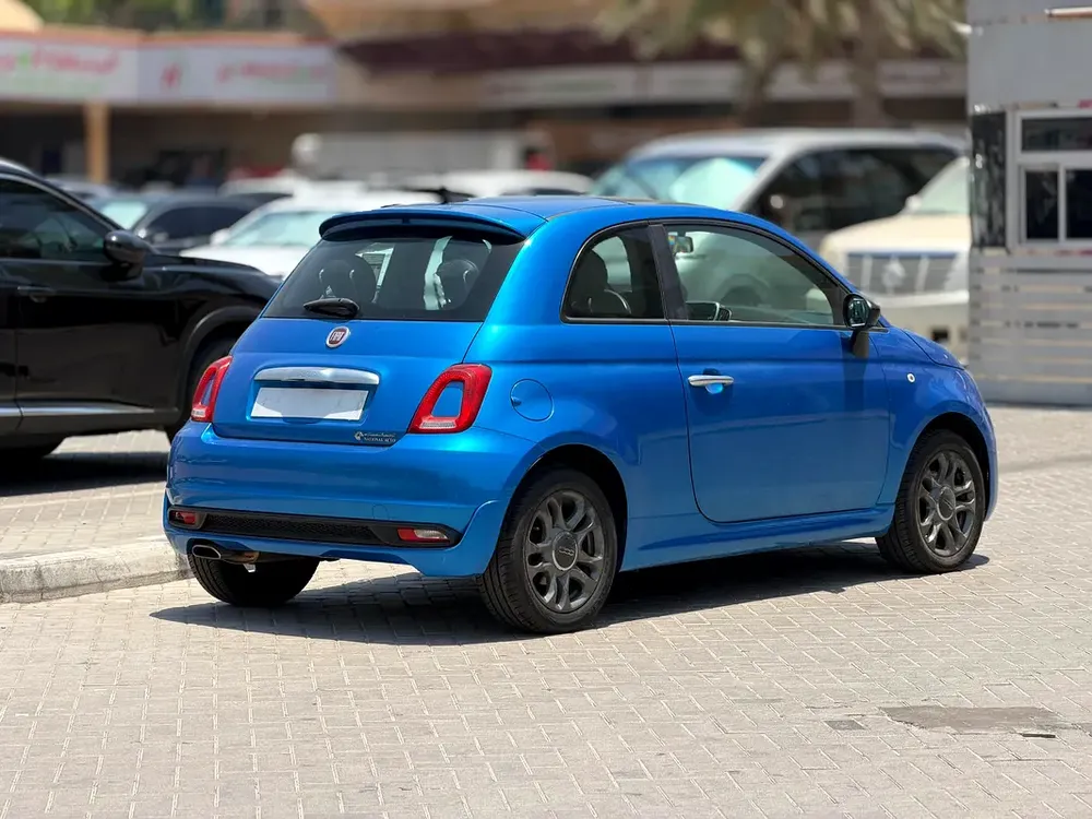 Fiat 500 Sport 2021 GCC Blue Low Kilometre - Image 5