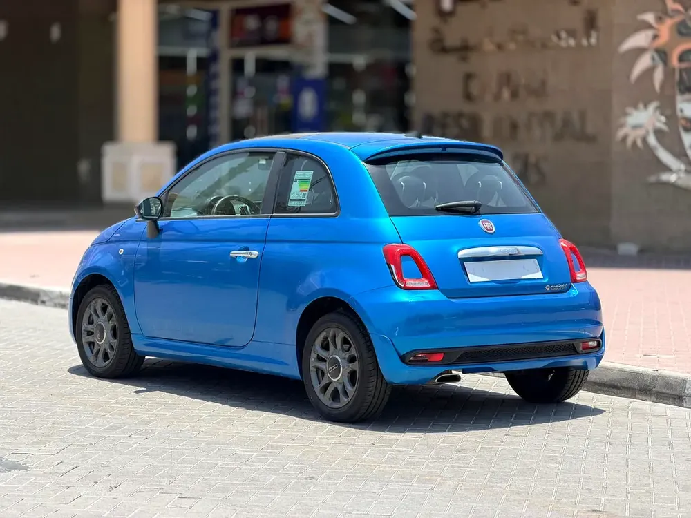 Fiat 500 Sport 2021 GCC Blue Low Kilometre - Image 6