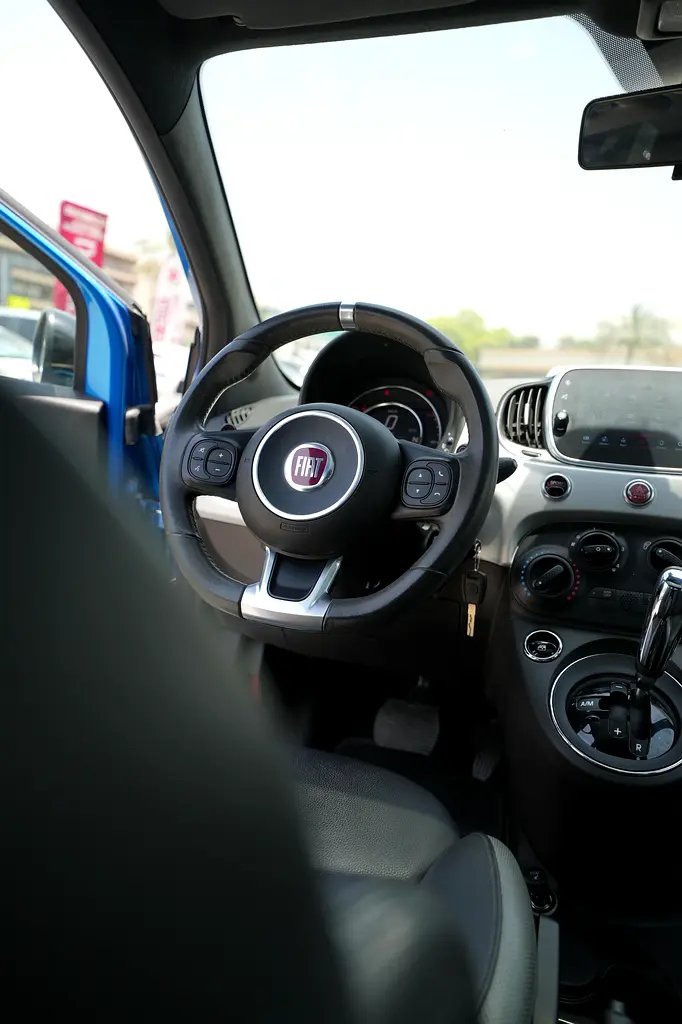 Fiat 500 Sport 2021 GCC Blue Low Kilometre - Image 8