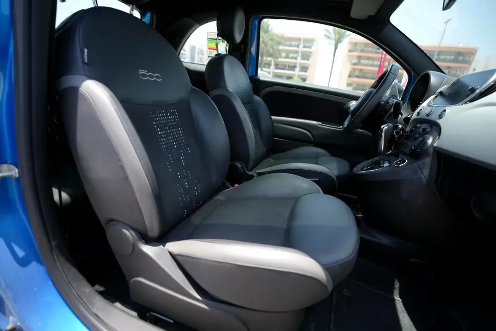 Fiat 500 Sport 2021 GCC Blue Low Kilometre - Image 9