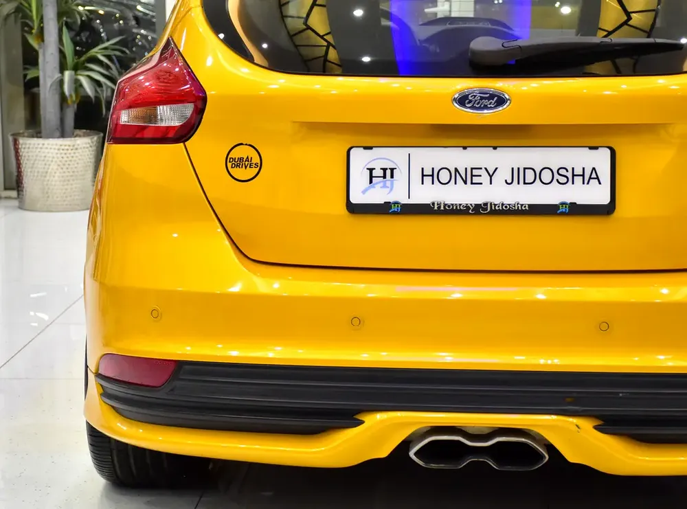 EXCELLENT DEAL for our Ford Focus ST ( 2016 Model ) in Yellow Color GCC Specs - Image 8