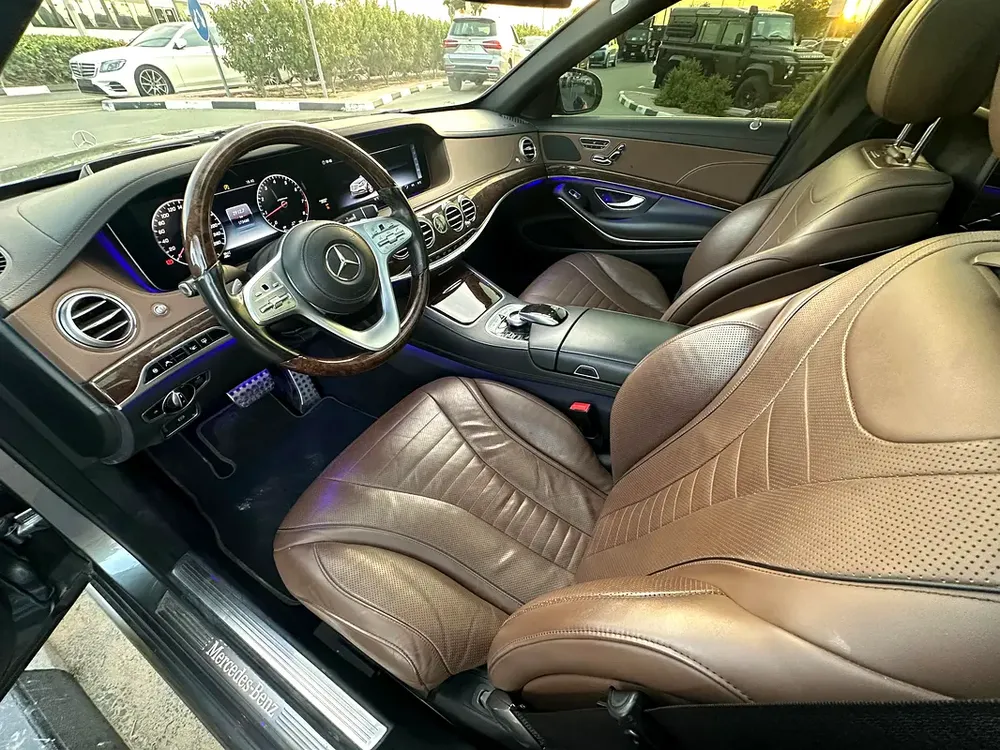 MERCEDES-BENZ S450 2018 GCC ORIGINAL PAINT FULL OPTION NO ACCIDENTS - Image 10