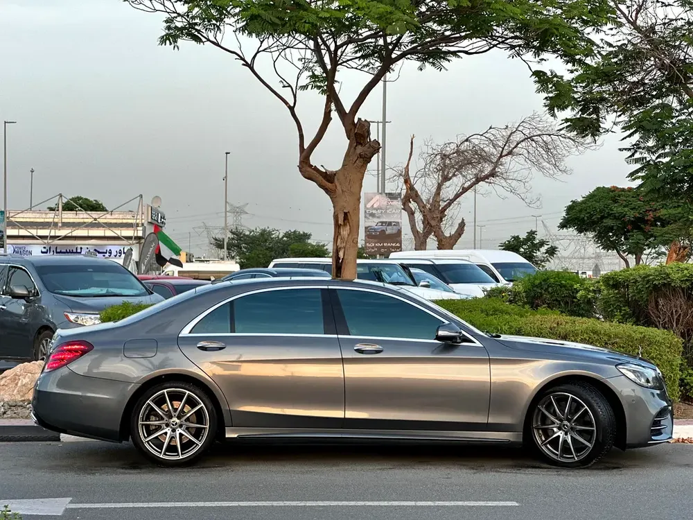 MERCEDES-BENZ S450 2018 GCC ORIGINAL PAINT FULL OPTION NO ACCIDENTS - Image 4