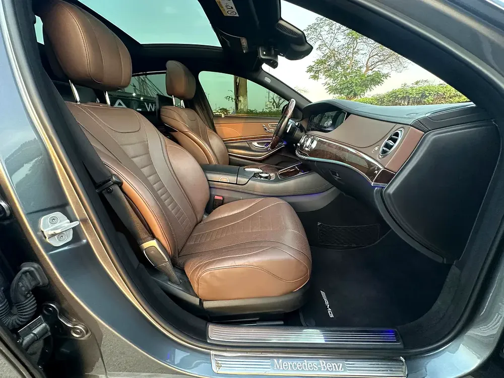 MERCEDES-BENZ S450 2018 GCC ORIGINAL PAINT FULL OPTION NO ACCIDENTS - Image 7