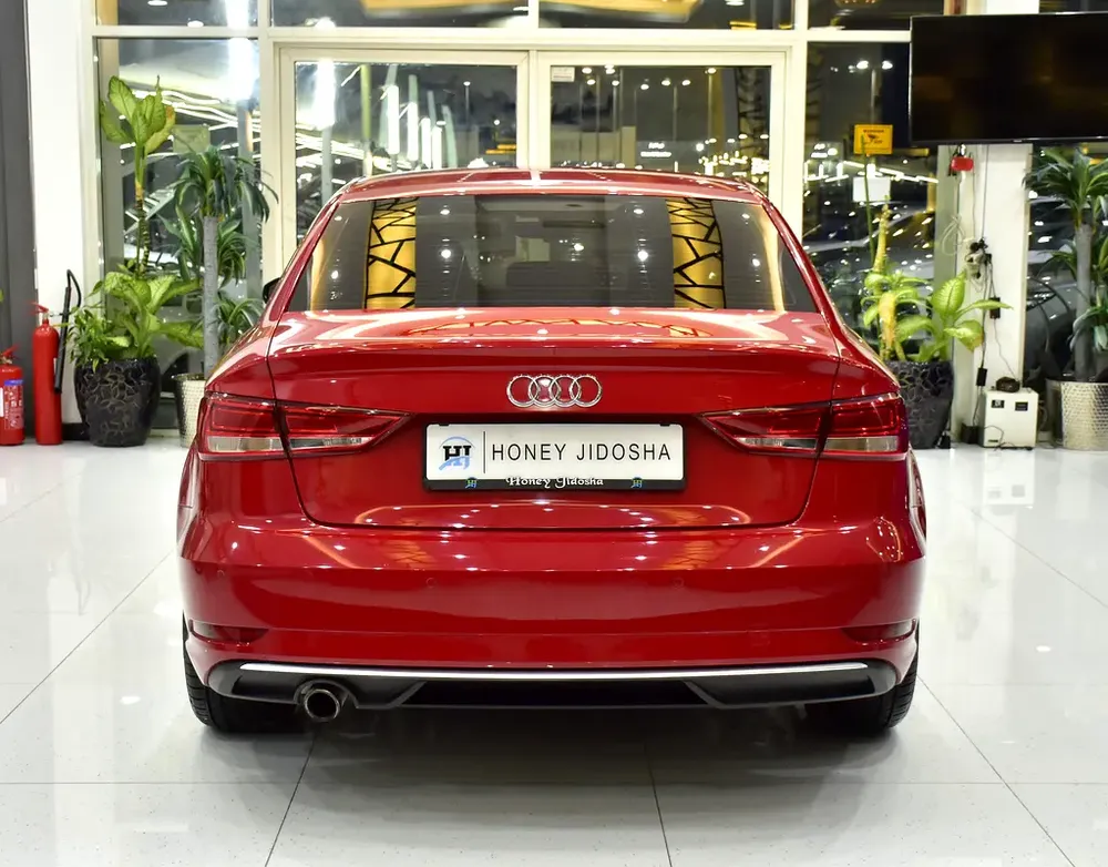 AED 763 EMi at 0% DP | Audi A3 1.0 TFSi S-Tronic ( 2020 Model ) in Red Color GCC Specs - Image 5